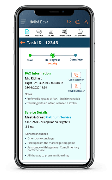 Airport Governance App Screen 02