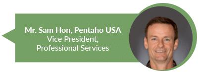 Mr Sam Hon, Pentaho USA
