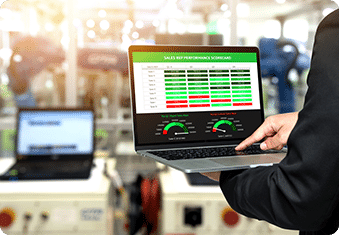 Real time sales data Business Intelligence Consulting Services for GMR