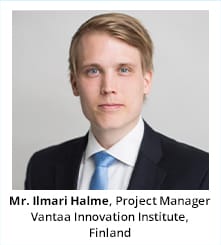 Mr Ilmari Halme, Project Manager, Vantaa Innovation Institute, Finland