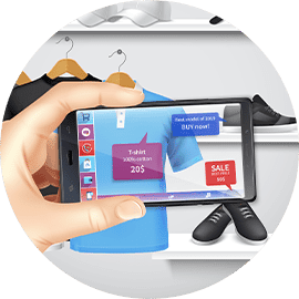AR on Mobile Screen Image