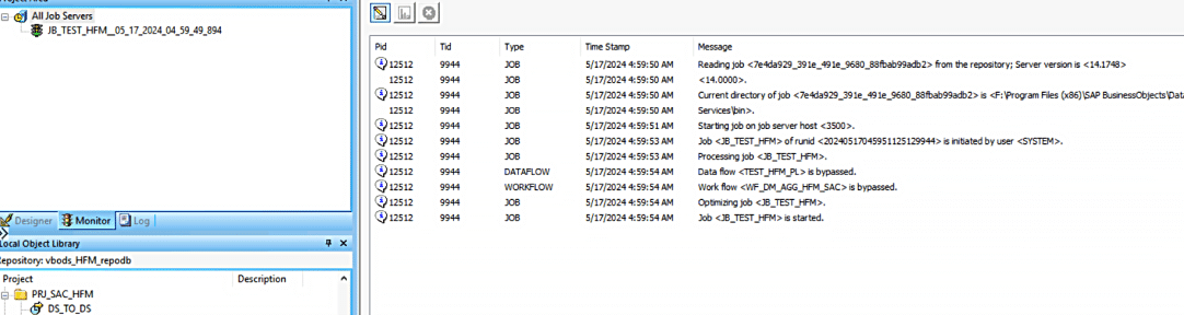 SAP BODS to SQL DBMS Data Integration 10